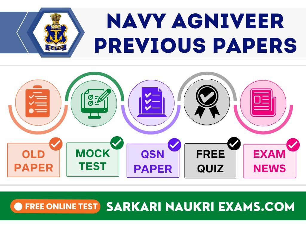 Indian Navy Agniveer Previous Year Papers SSR Mock Test Question