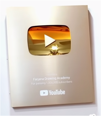 YouTube Gold Play Button