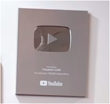 YouTube Silver Play Button