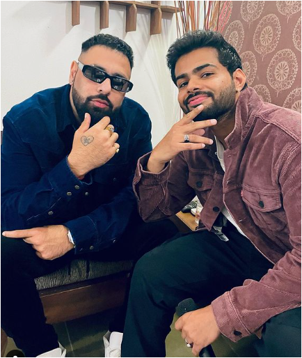 Sahil Badal met Badshah