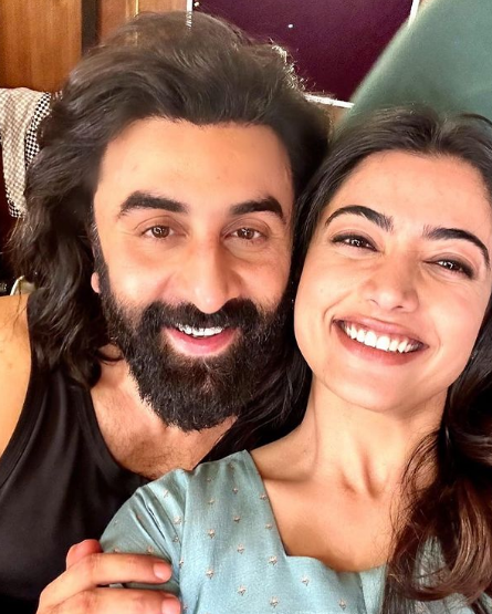 Rashmika Mandanna with Ranbir Kapoor