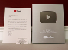 Silver Play Button Award