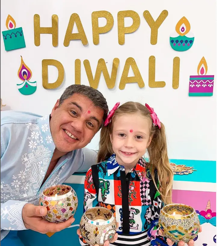 Like Nastya, Age 7 (Celebrating Diwali)