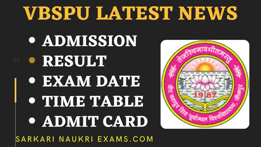 Vbspu Latest News 2020 Purvanchal University Result News Today Vbspu Ac In