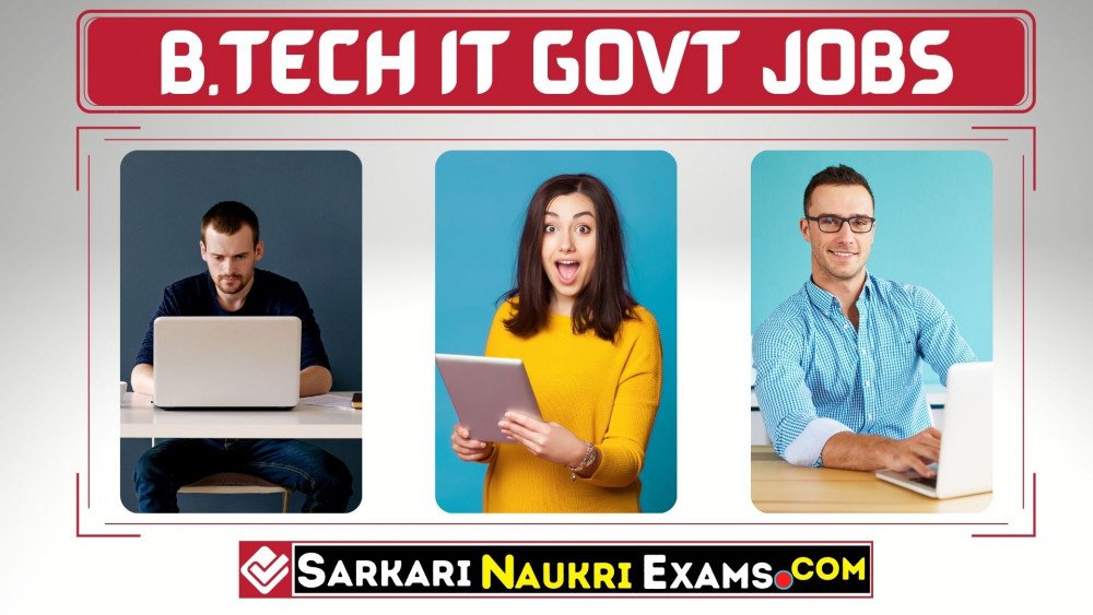 B.Tech Engineering Govt Jobs 2023 (Freshers/Experienced) | New ...