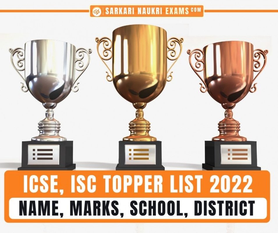 ICSE/ISC Board Topper List 2022 CISCE 10th,12th Rank, Name, Region