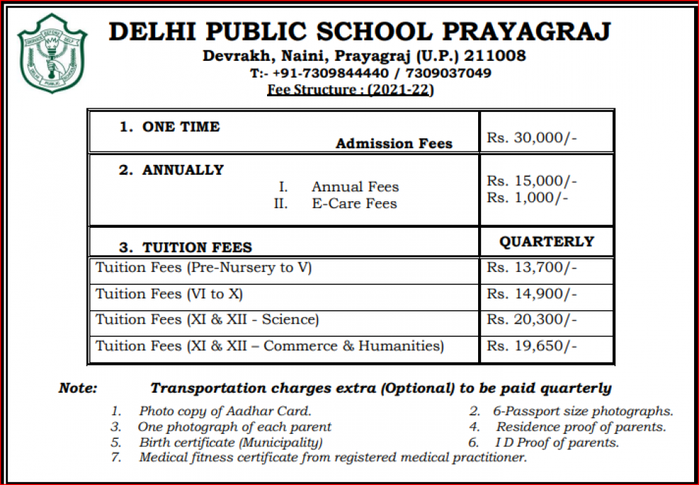 fee-structure-delhi-public-school-allahabad-prayagraj-for-year-2024