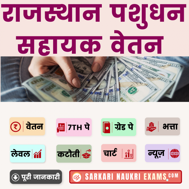 Rajasthan Livestock Assistant Salary 2024 Monthly Salary Of RSMSSB LSA 