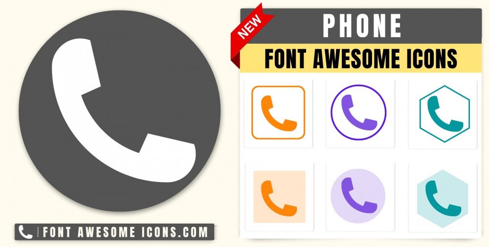 Hơn 1000 icon liên quan Font awesome phone Đảm bảo đáp ứng được nhu cầu ...