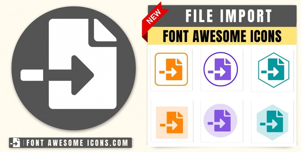 Font Awesome File Import Icon - HTML, CSS Class fas fa file import: Font Awesome Import Icon 2024
Tất cả các dân thiết kế và lập trình viên HTML/CSS không nên bỏ qua Font Awesome File Import Icon. Với CSS Class fas fa file import, việc nhập icon vào là điều đơn giản dành cho tất cả mọi người ở mọi trình duyệt. Điều này sẽ giúp tăng độ chuyên nghiệp và tăng tốc độ phát triển cho bất kỳ dự án thiết kế nào.