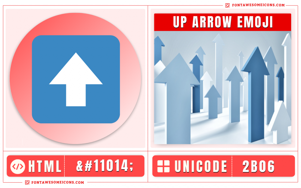 Up Arrow Emoji Copy Paste Meaning Unicode