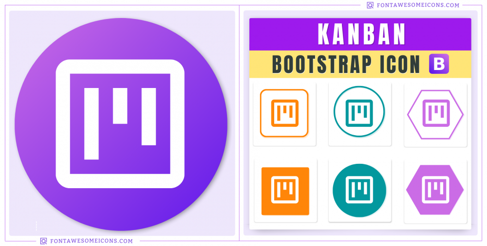 Biểu tượng Kanban Bootstrap | Bi Bi Icon Kanban - Mã, CSS, HTML, màu sắc ... Icon Kanban font awesome: Sử dụng Biểu tượng Kanban Bootstrap, Bi Bi Icon Kanban, mã, CSS, HTML và sắc thái màu sắc thời thượng với Icon Kanban font awesome, bạn sẽ có những trải nghiệm website vô cùng độc đáo và ấn tượng. Hãy xem hình ảnh của chúng tôi để khám phá những tính năng mới nhất.