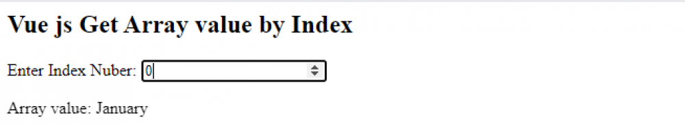 Js Get Array Value By Index