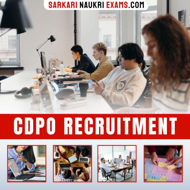 CDPO Recruitment 2023 Child Development Project Officer Govt Jobs 