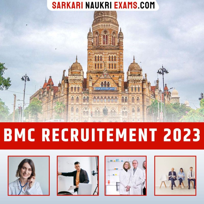 BMC Recruitment 2024 Mumbai Nagar Palika Bharti Form