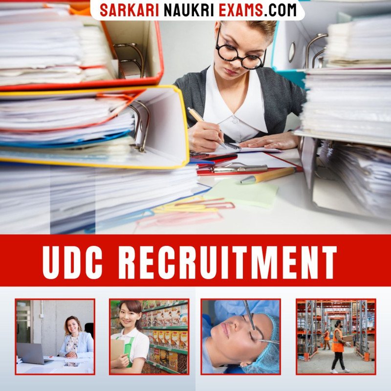 UDC Recruitment 2024 UDC Central Govt Jobs & Vacancy