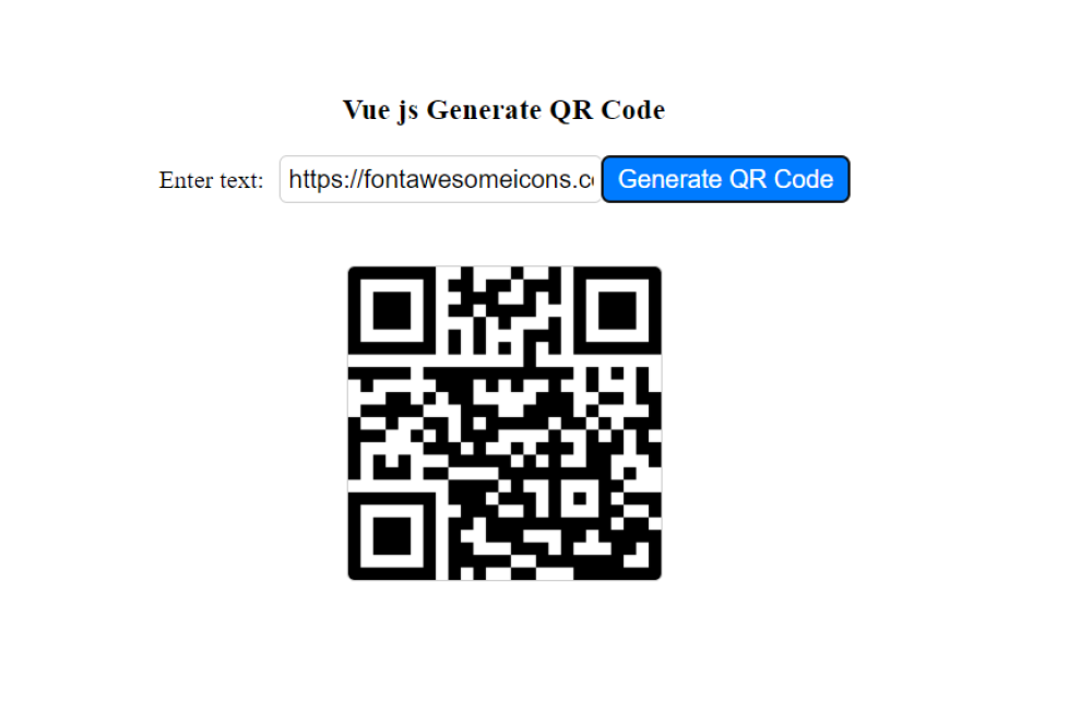 Vue Js Generate Qr Code | Generator | Create