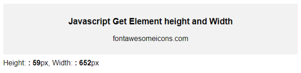 javascript get height of display none element