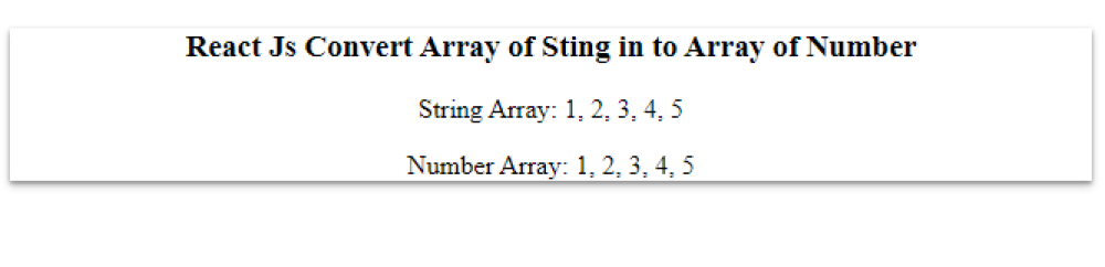 js convert string to number array