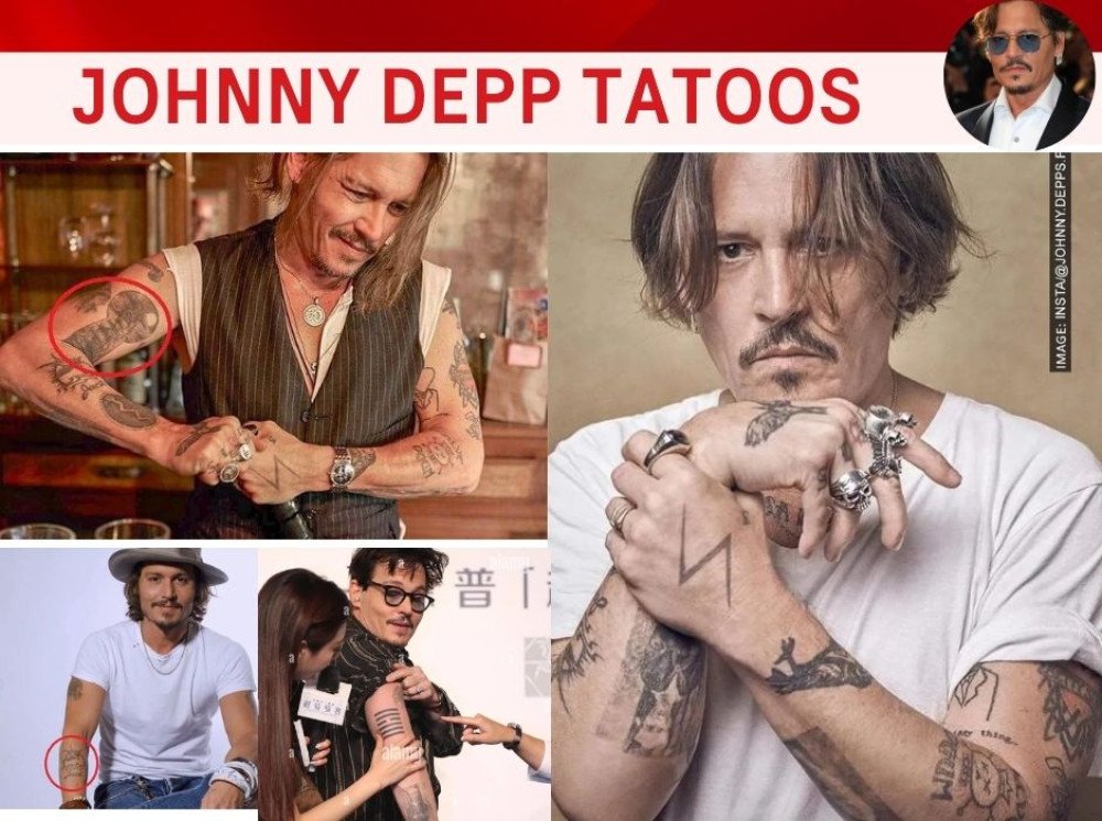 Johnny Depp Tattoos  List of Johnny Depp Tattoo Designs