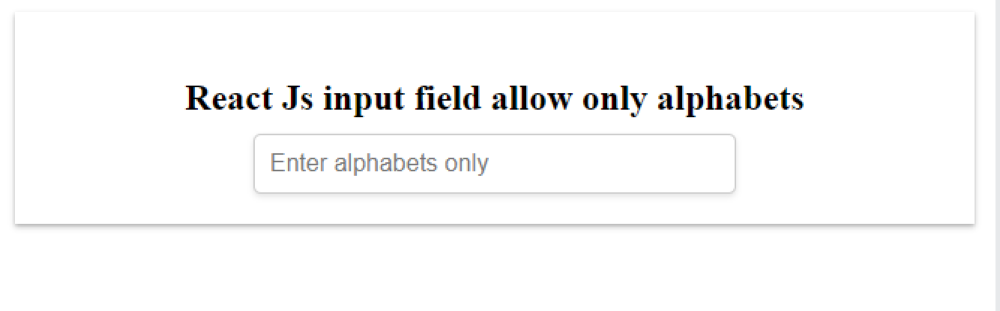 how-to-allow-only-alphabets-in-input-field-in-javascript