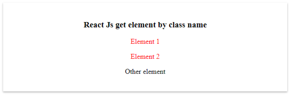 javascript-get-element-by-class-name-react-js