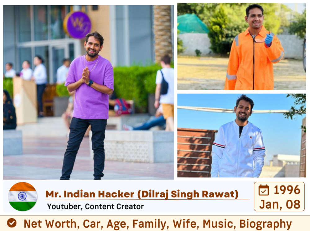 Mr. Indian Hacker (Dilraj Singh Rawat) Net Worth 2023: Age, Wife ...