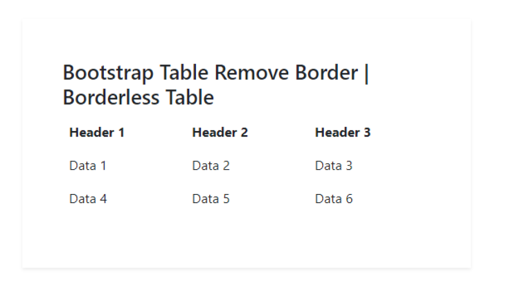 bootstrap-table-remove-border-borderless-table