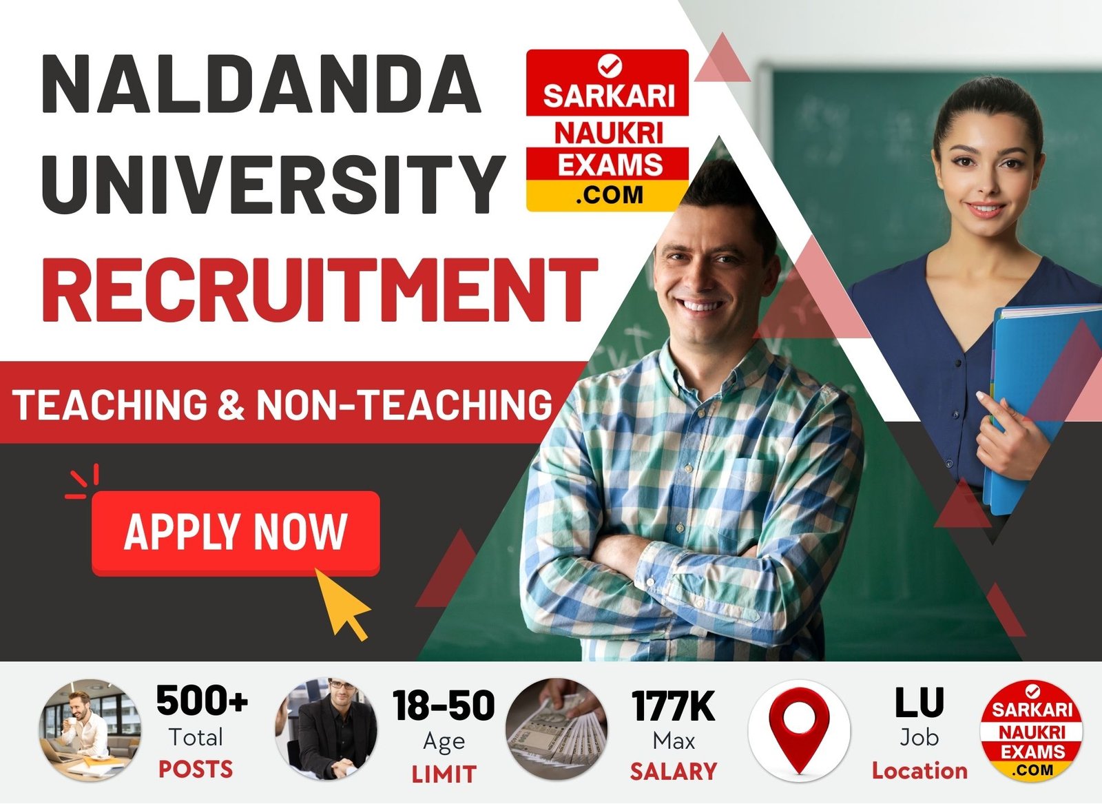 Nalanda University Recruitment 2024 NOU Vacancy, Jobs Nalandauniv