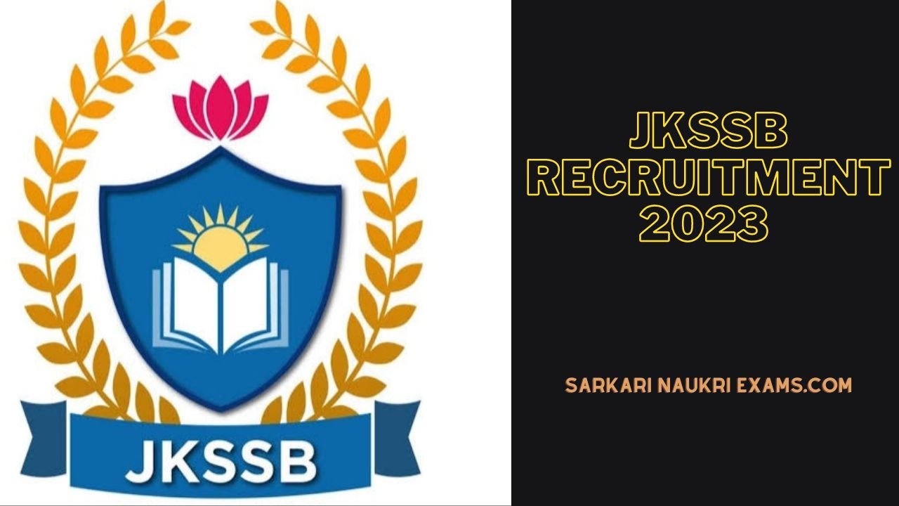  JKSSB JE/Junior Assistant Recruitment 2023 Apply Online Form | 580 Vacancy