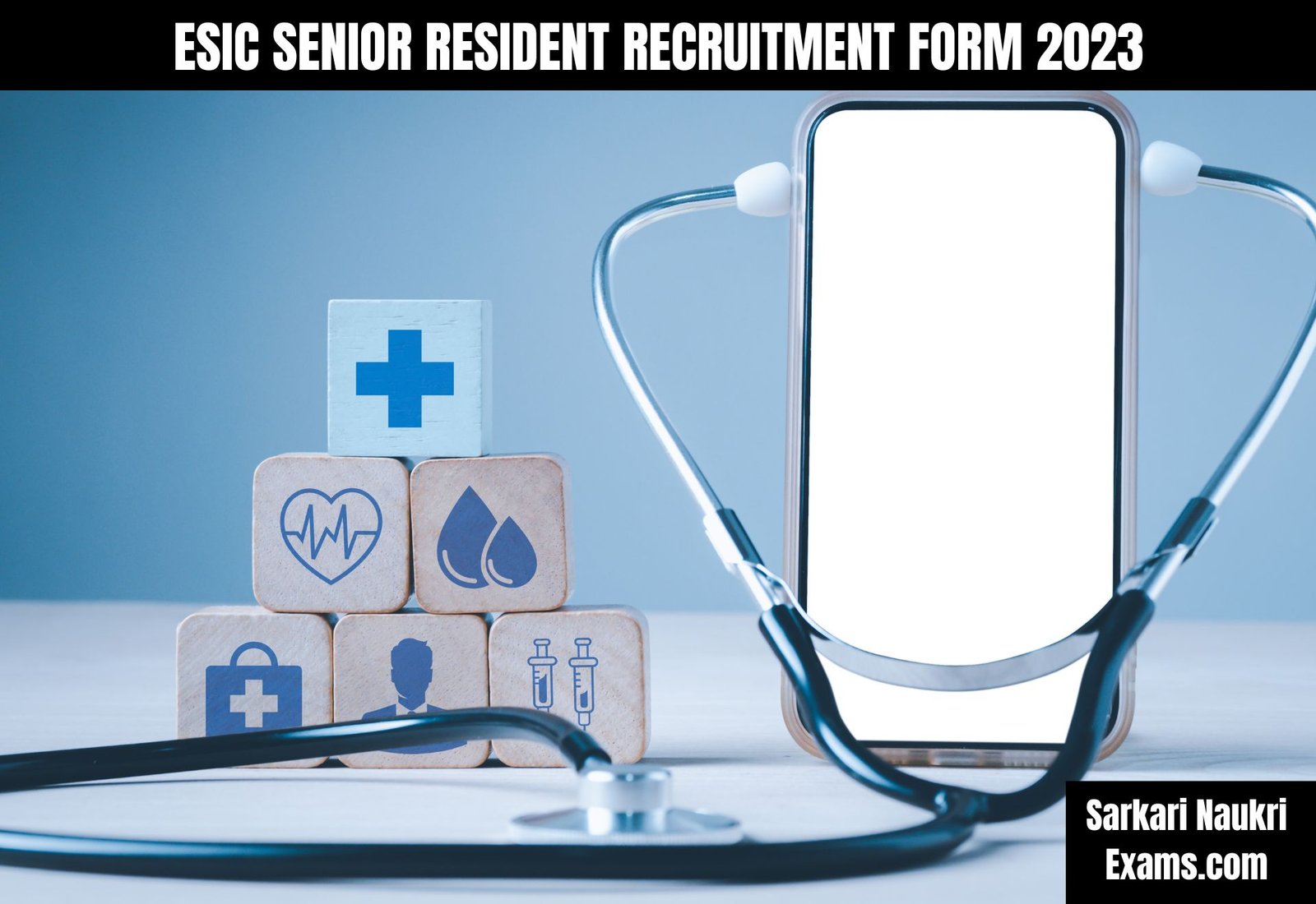 ESIC Senior Resident Recruitment Form 2023 Interview Based Job 2025