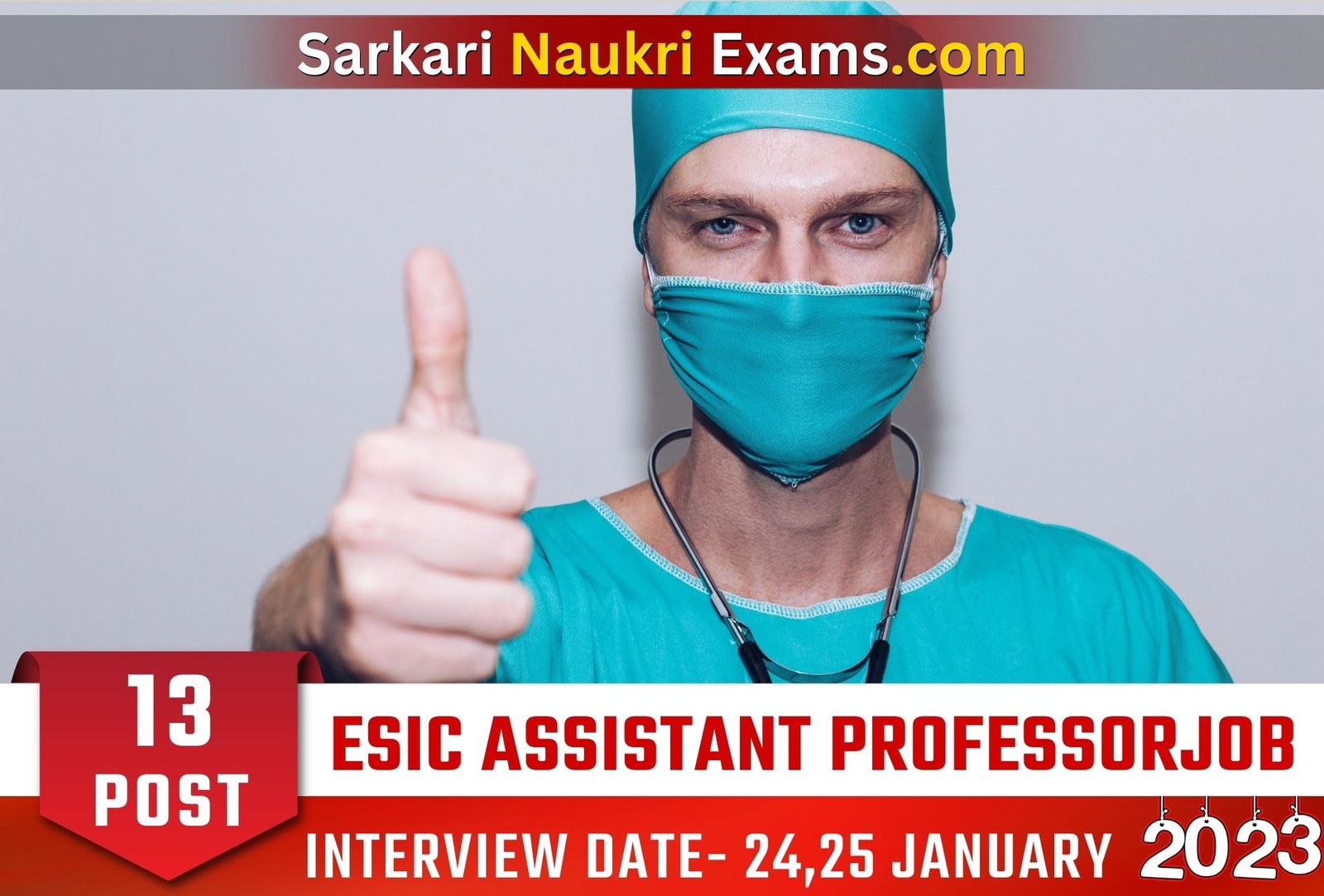 Karnataka ESIC Assistant Professor Recruitment Notification 2023 | Salary Up To 222543/-