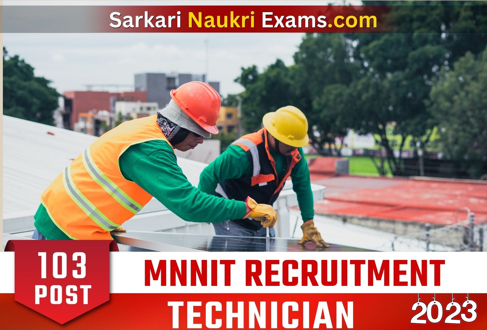 MNNIT Technician Recruitment 2023 | 103 Post Vacancy Apply Online