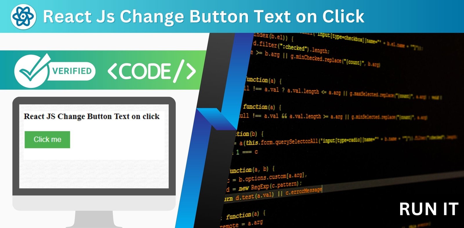 React Js Change Button Text on Click