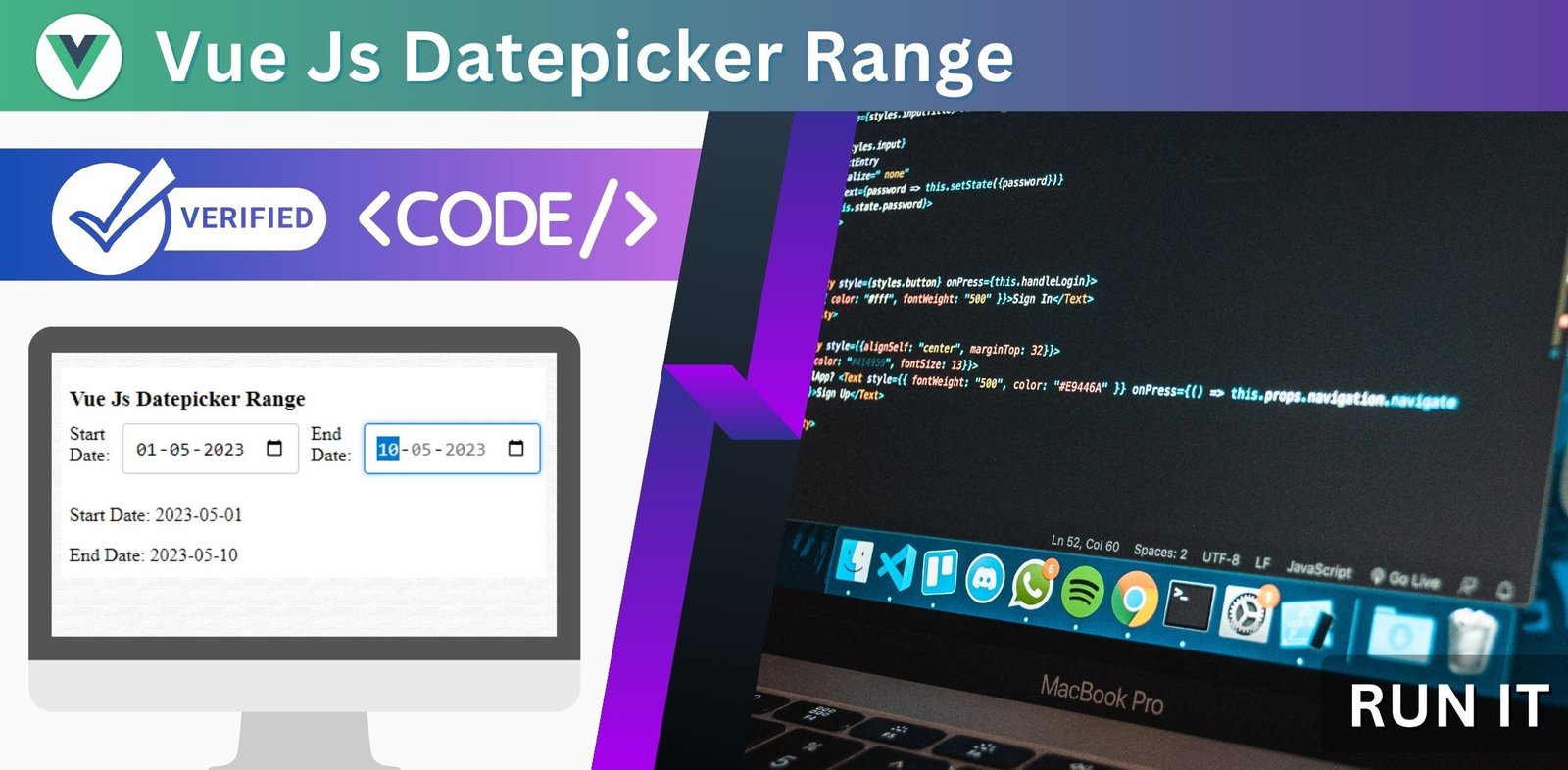 Vue Js Datepicker Range