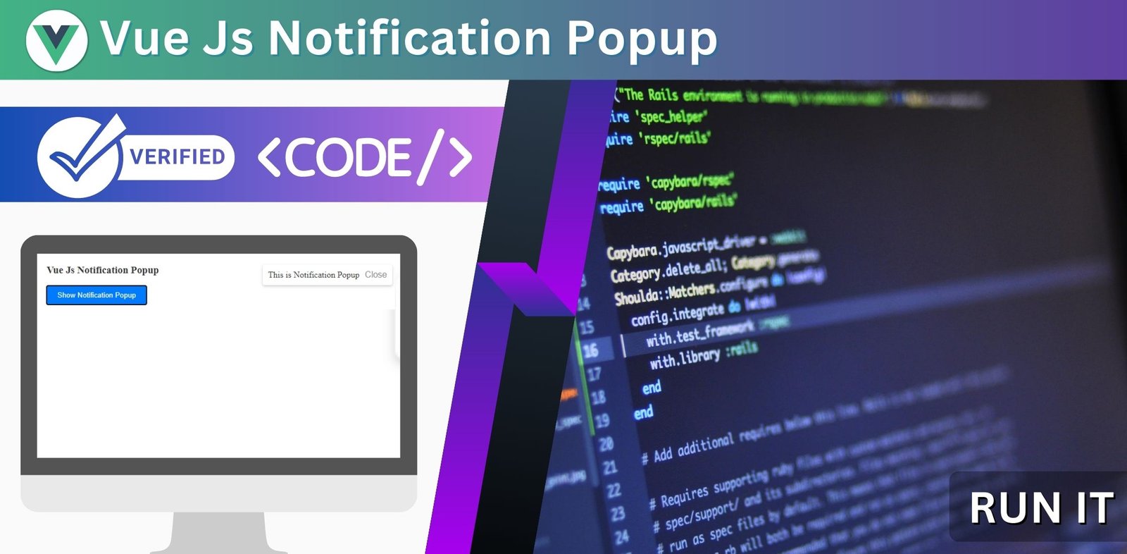 Vue Js Notification Popup