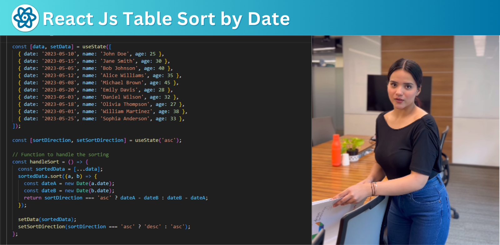 React Sort by Date: How to Sort Tables by Date in React