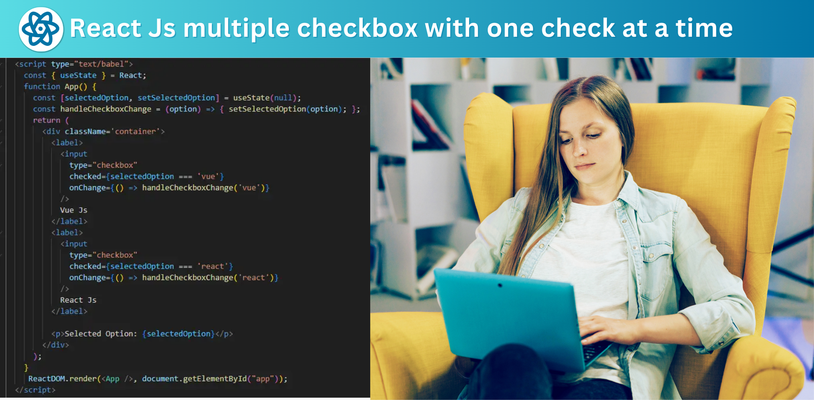 React Js Multiple Checkbox with one Check at a Time