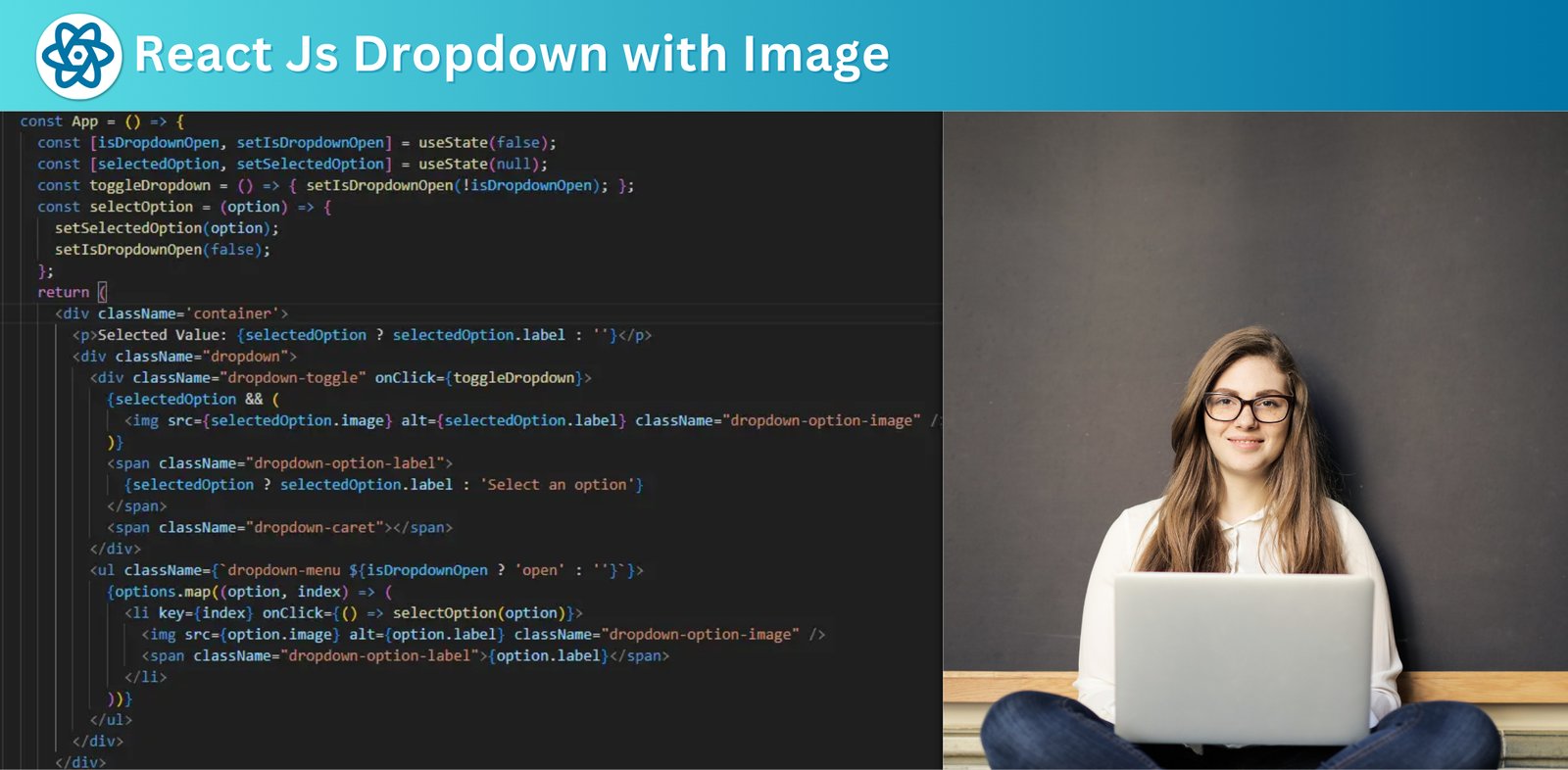 React Dropdown with Images | Select Image