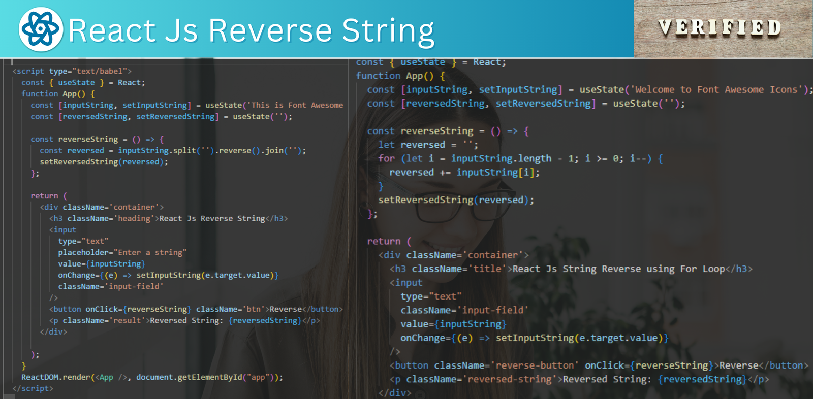React Js Reverse String