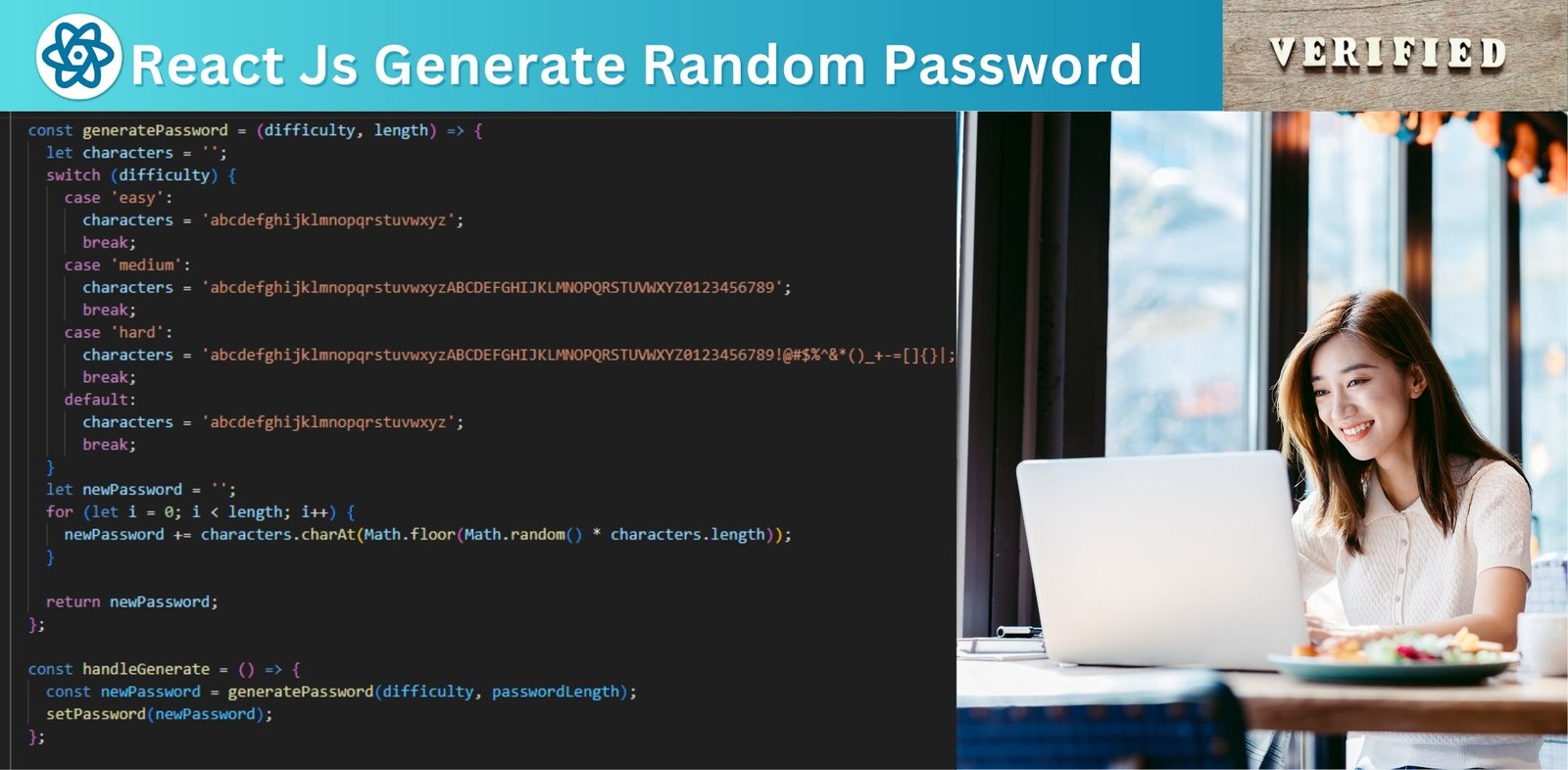 React Js Generate Random Password