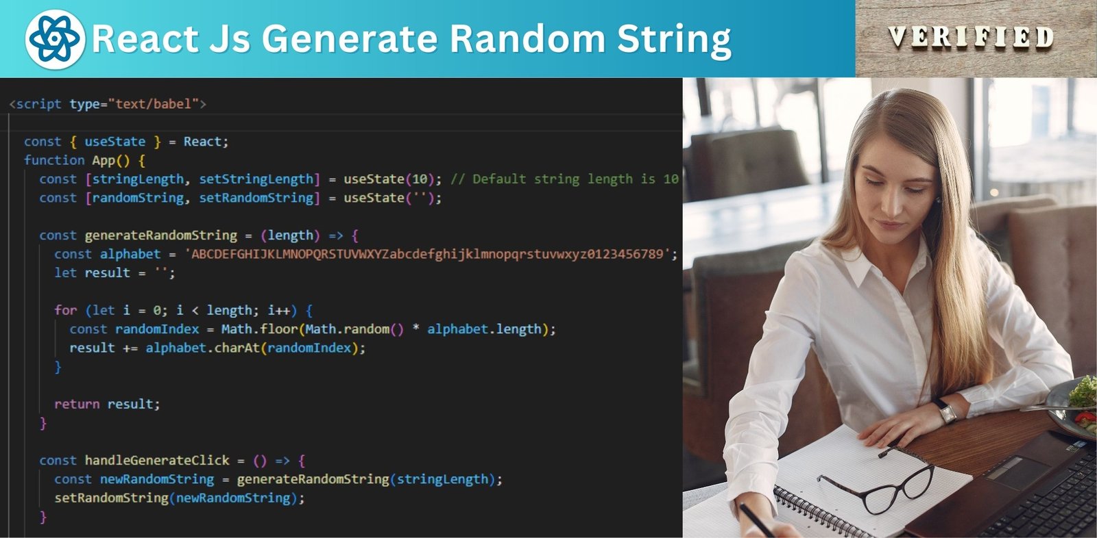 React Js Generate Random String