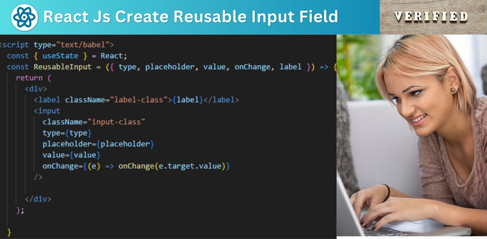React Js Create Reusable Input Field