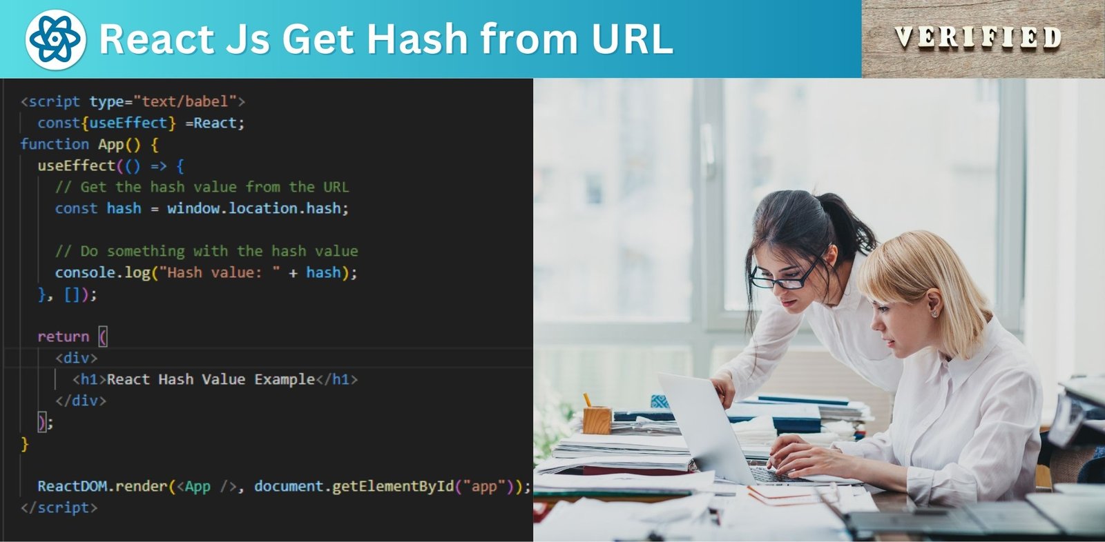 React Get Hash from URL