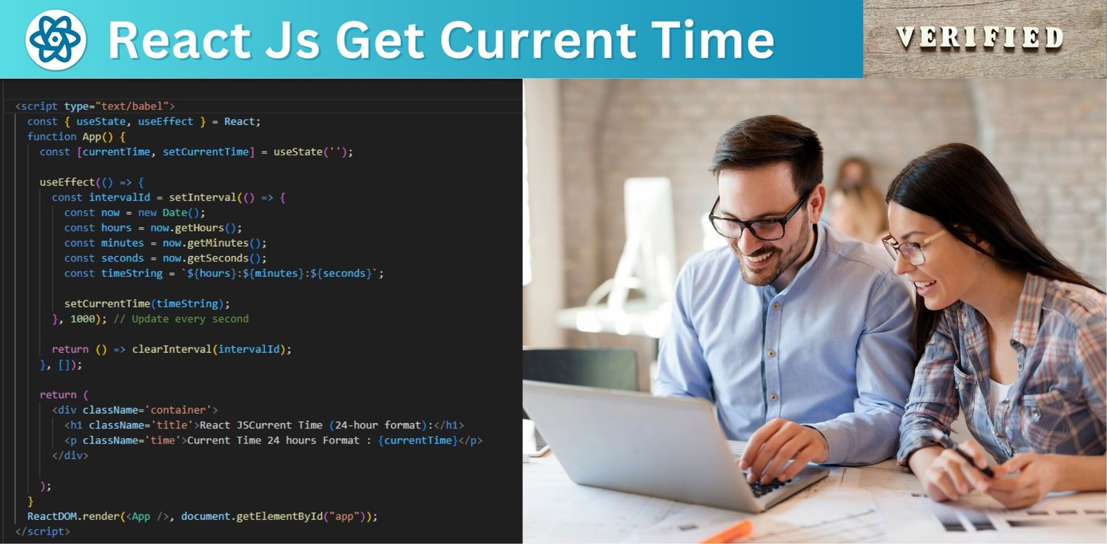 React Get Current Time React Js Example