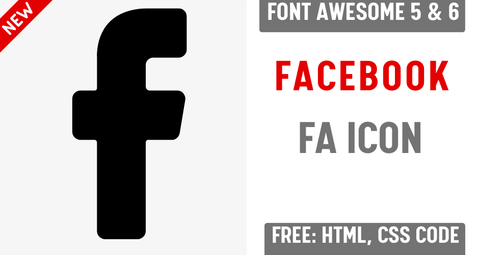 Font Awesome Facebook : Fab Fa Facebook, Fa Brands Fa Facebook 